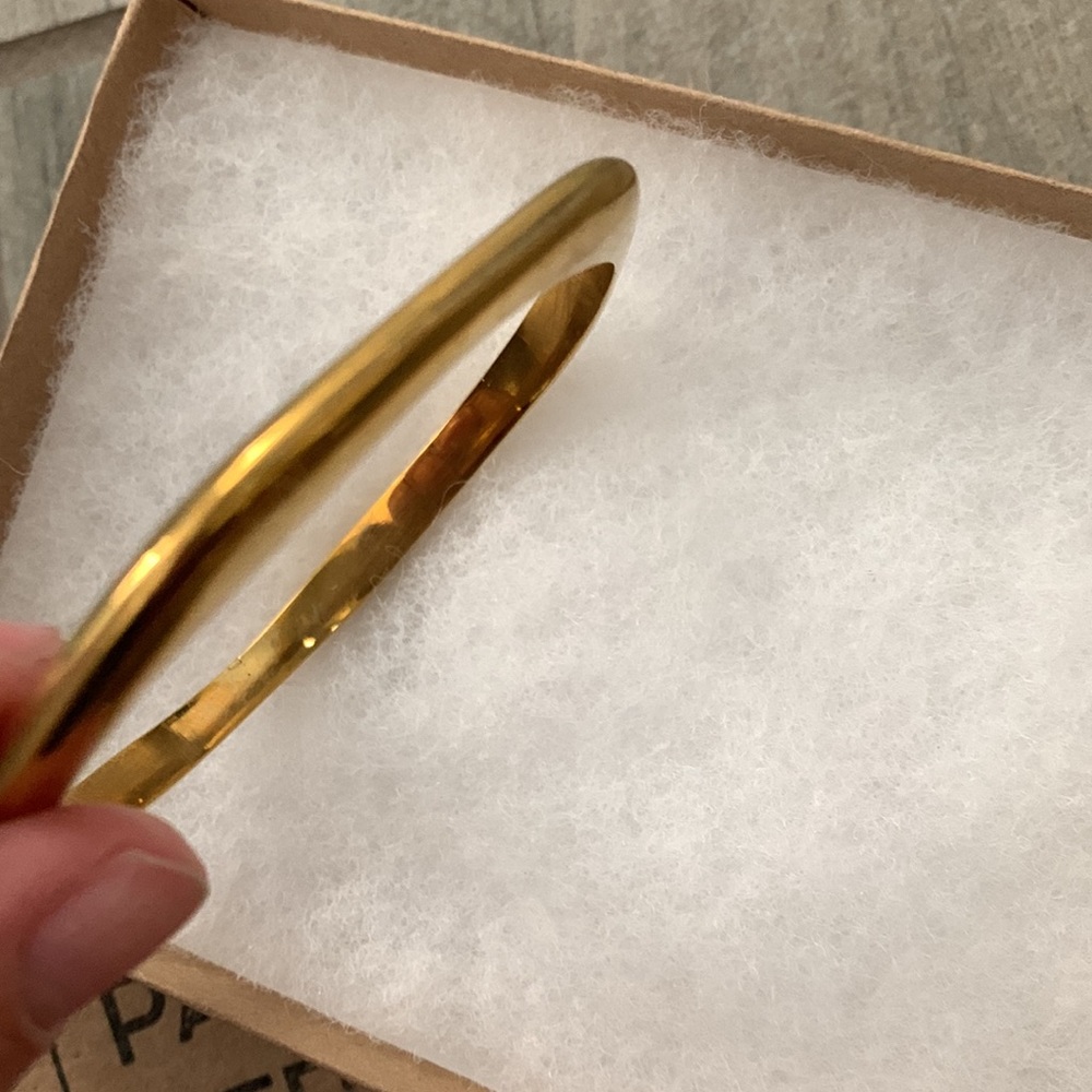 Palm + Perkins gold bangle - Picture 2 of 3
